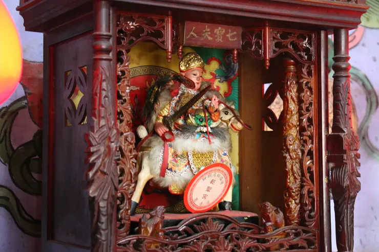 角樹村乾聖宮七寶夫人聖像