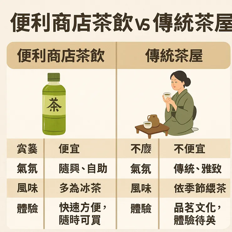 便利商店茶飲 vs 傳統茶屋