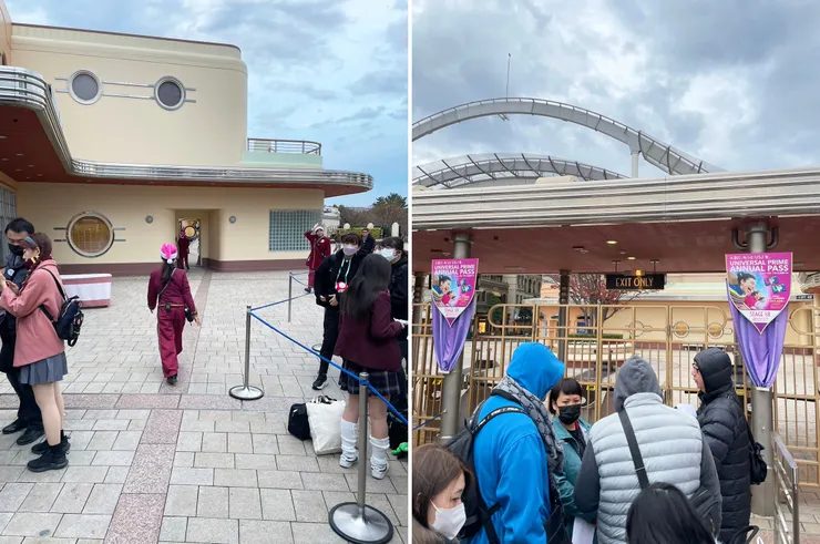 現場很多服務人員，如果有不知道的就把票根給他看，我們在開園前15分鐘抵達，後面拿正常門票排隊的人聽說在1個多小時前就已經到現場