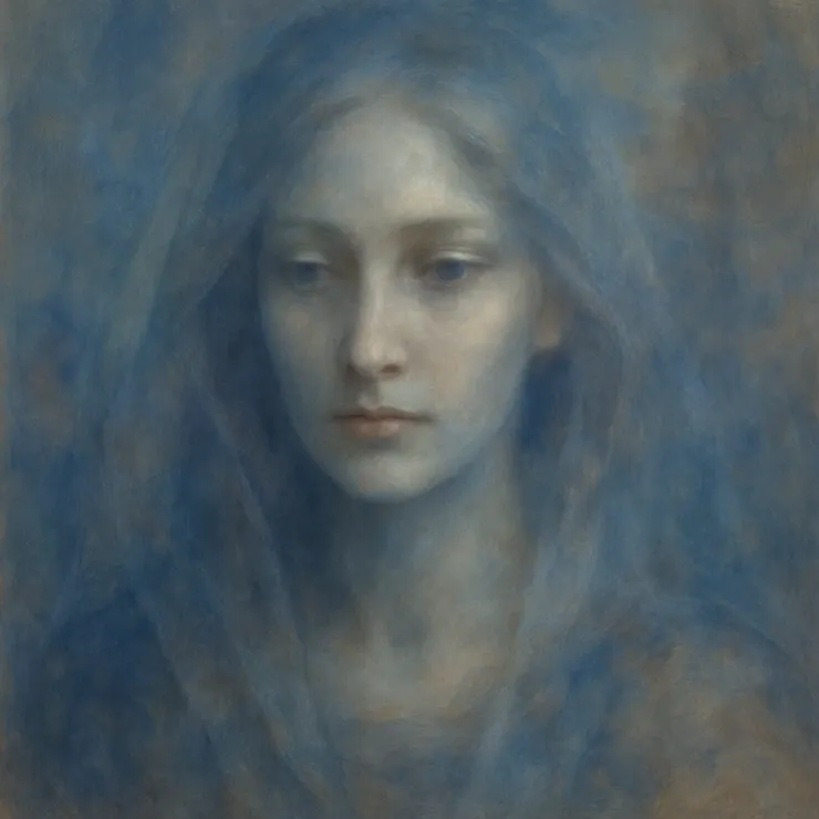 They came in fragments, layered over each other like translucent veils.