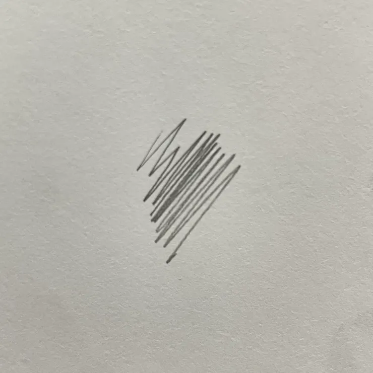 太用力下筆，力道不容易掌握