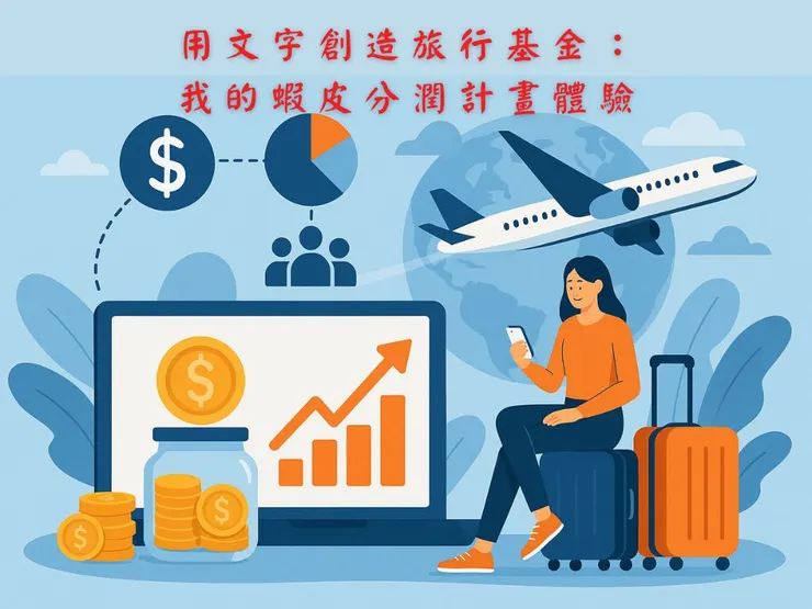 用文字創造旅行基金：我的蝦皮分潤計畫體驗