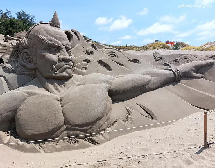 ▲2024苗栗通霄沙雕藝術節/圖片來源:Betty's Jump Diary
