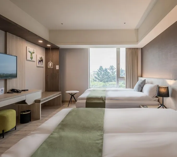 四人房約12坪到14坪,圖片取自官網