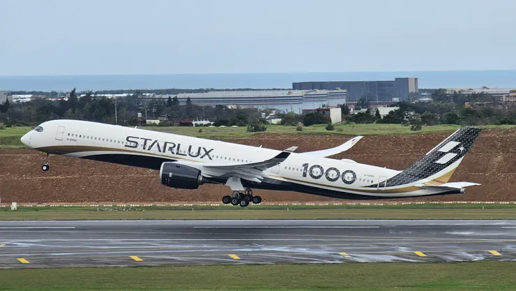 這是星宇航空的空中巴士A350-1000型廣體雙走道客機!
