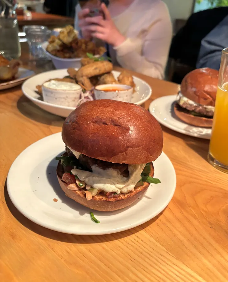 我點的 Lamb burger!