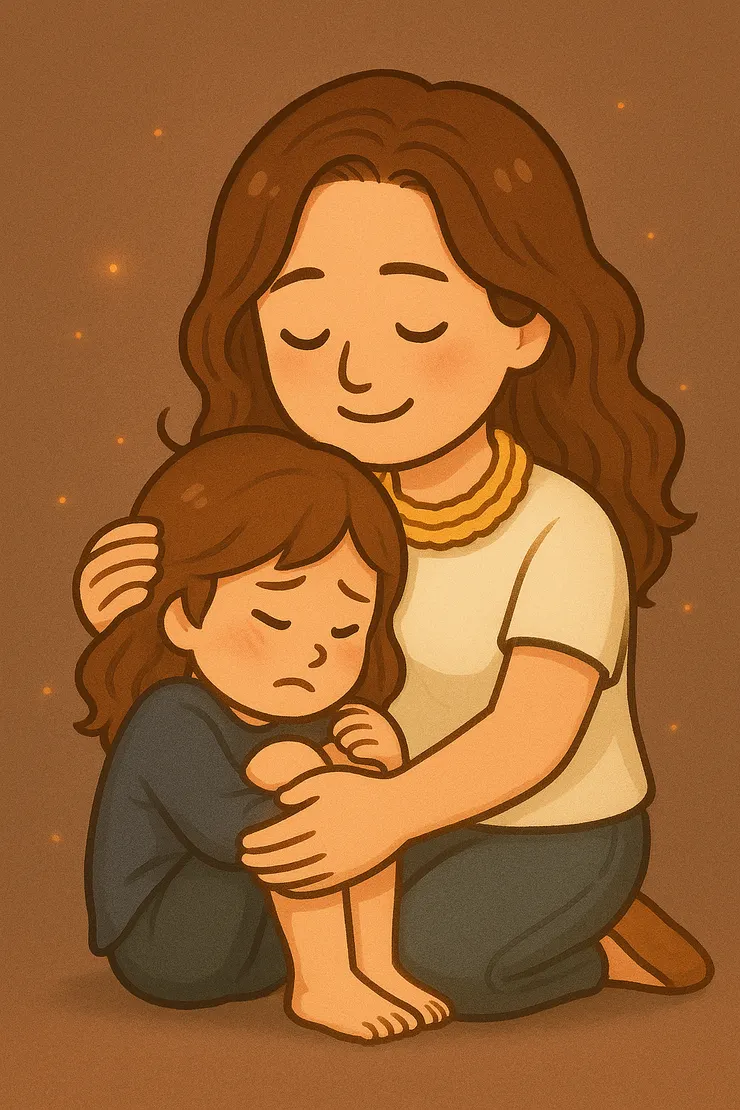 我才發現,原來心裡那個小小的自己一直都在。她縮在角落,害怕、顫抖,用盡全力想保護我不受傷。那一刻,我終於願意蹲下身,把她摟進懷裡,輕輕對她說:「沒關係,我在。」火光也是這樣一點一點聚起來的吧,原來勇氣不是突然爆發,而是慢慢被自己擁抱出來。