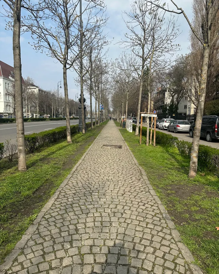 走去英雄廣場的路