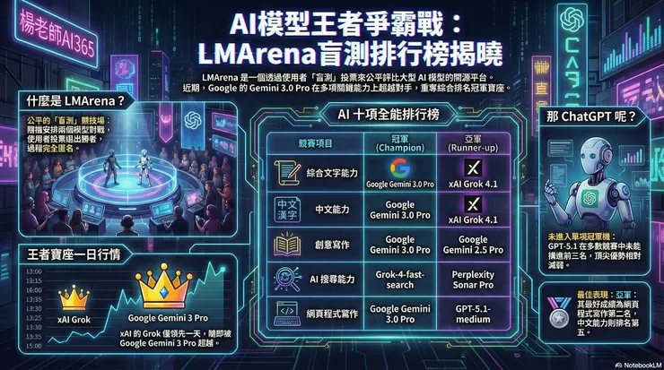 楊老師AI365 LMArena到底是什麼？為什麼AI大廠都以他為標竿？