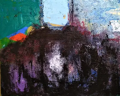 油畫／２５Ｆ／抽象