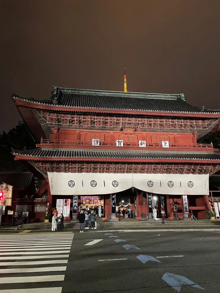 增上寺大門入口