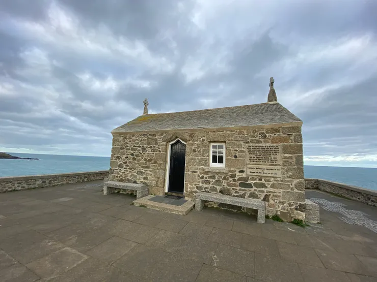 St Ives St Nicholas Chapel 山坡上的小教堂，從上往下看風景最好