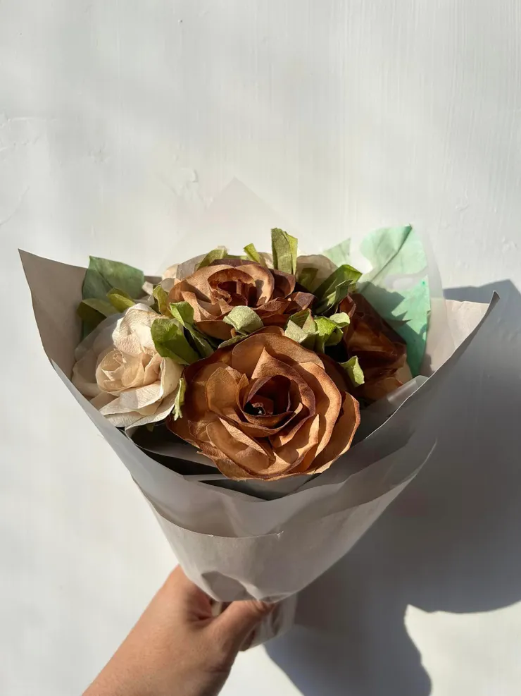 Sikatow手折花所有,回歸原色花束|濾紙花