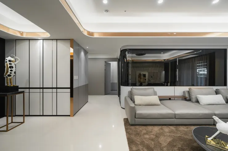 ▲沙發背牆室內設計案例<國泰O2>