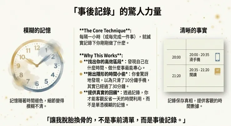下班後的四小時，決定你的人生成色：讀《原子時間》