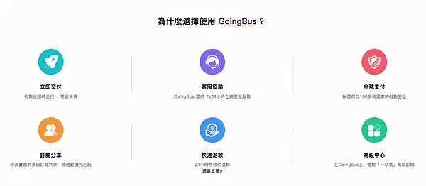 【平台】GoingBus 串流媒體共乘平台｜帳號共享合租，N