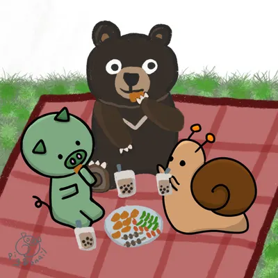 10月插畫挑戰 Day26 Bear