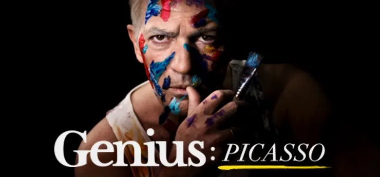 畢卡索照片，擷取自國家地理頻道影集