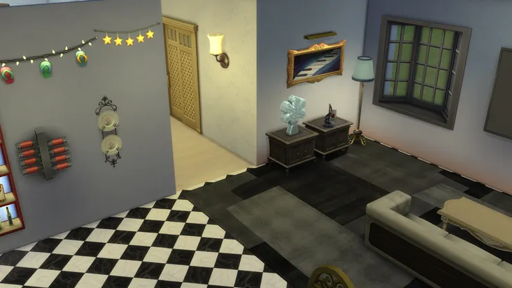 雖然廳堂感覺偏暗，但搭配了很多不同的燈飾和裝飾品，很是特別。