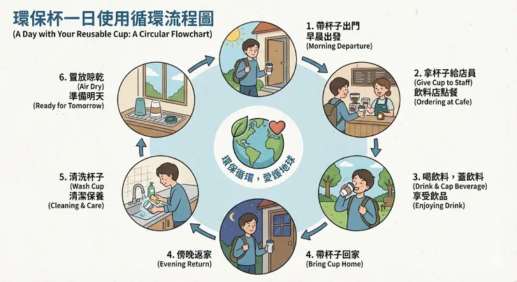 環保杯的使用旅程