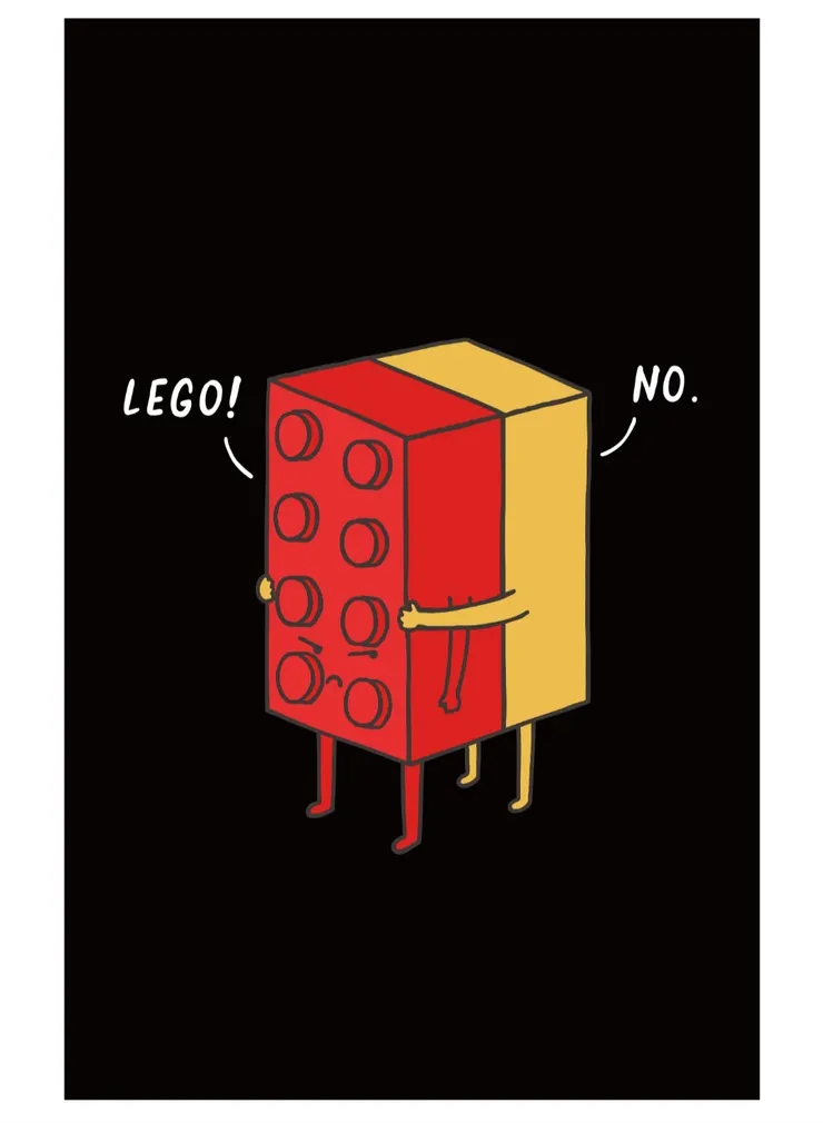 「I will never lego」畫作__林行瑞作品