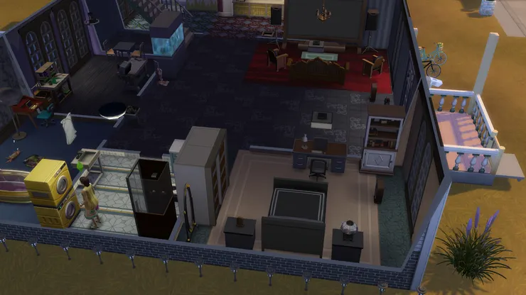 主人房很沉實樸素。