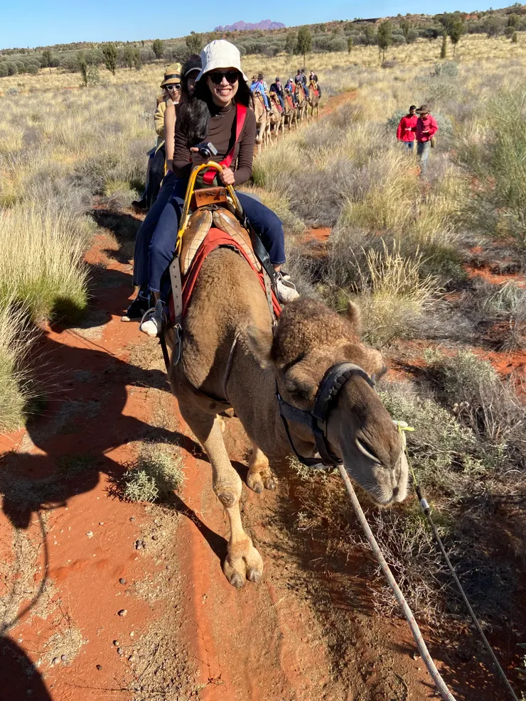 除了可以欣賞到Uluru,還可以看到kata tjuta!