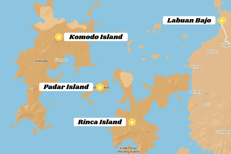 主要旅遊點地圖