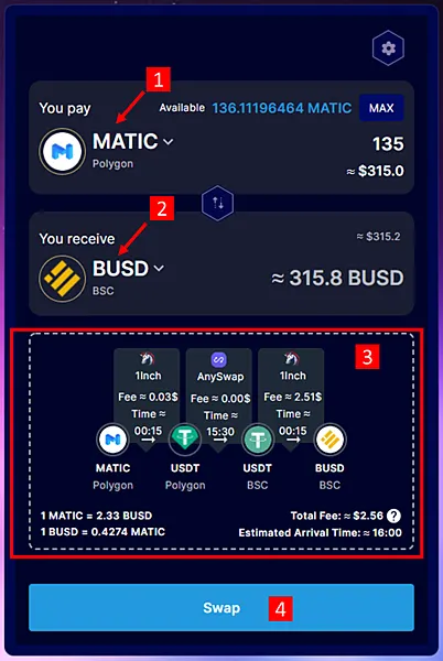 跨鏈橋｜ Rango Exchange 我的第一次跨鏈體驗 POLYGON鏈 to BSC鏈