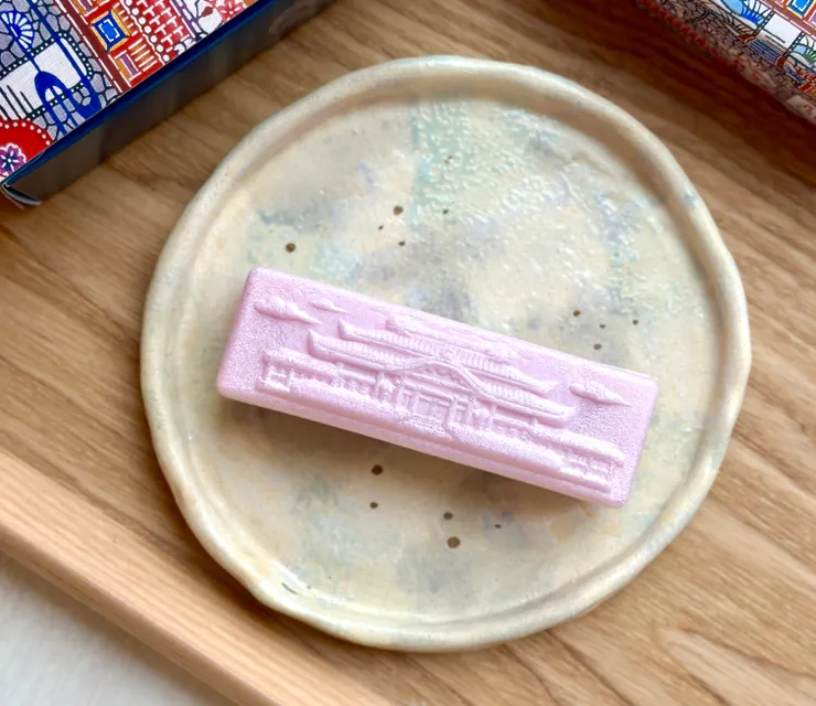 首里城最中櫻花季限定櫻花紅豆口味