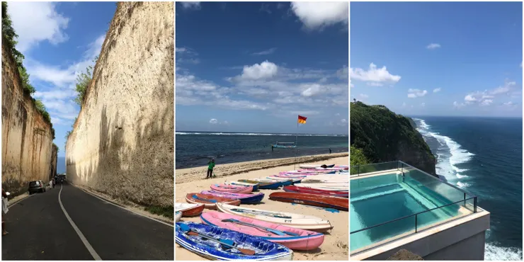 Mei Chen提供，左至右：Pantai Batu Barak/Pandawa Beach/Oneeighty