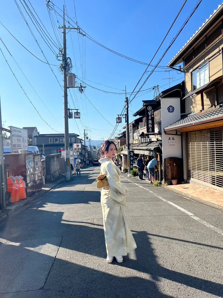 往清水寺的街道