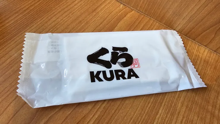 藏壽司的溼紙巾!