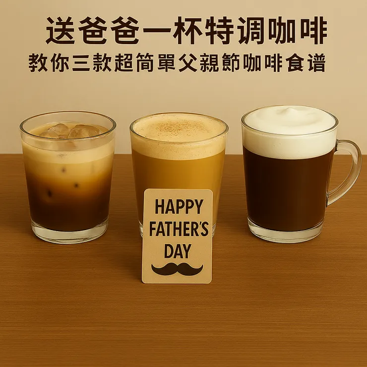 送爸爸一杯特調咖啡，教你三款超簡單父親節咖啡食譜