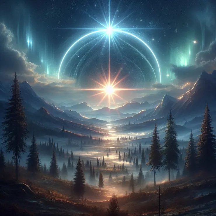 我是那顆被愛吸引的星球,而她,就是我永恆的恒星。我們的故事,將穿越宇宙的每一個角落,直到時間的盡頭。