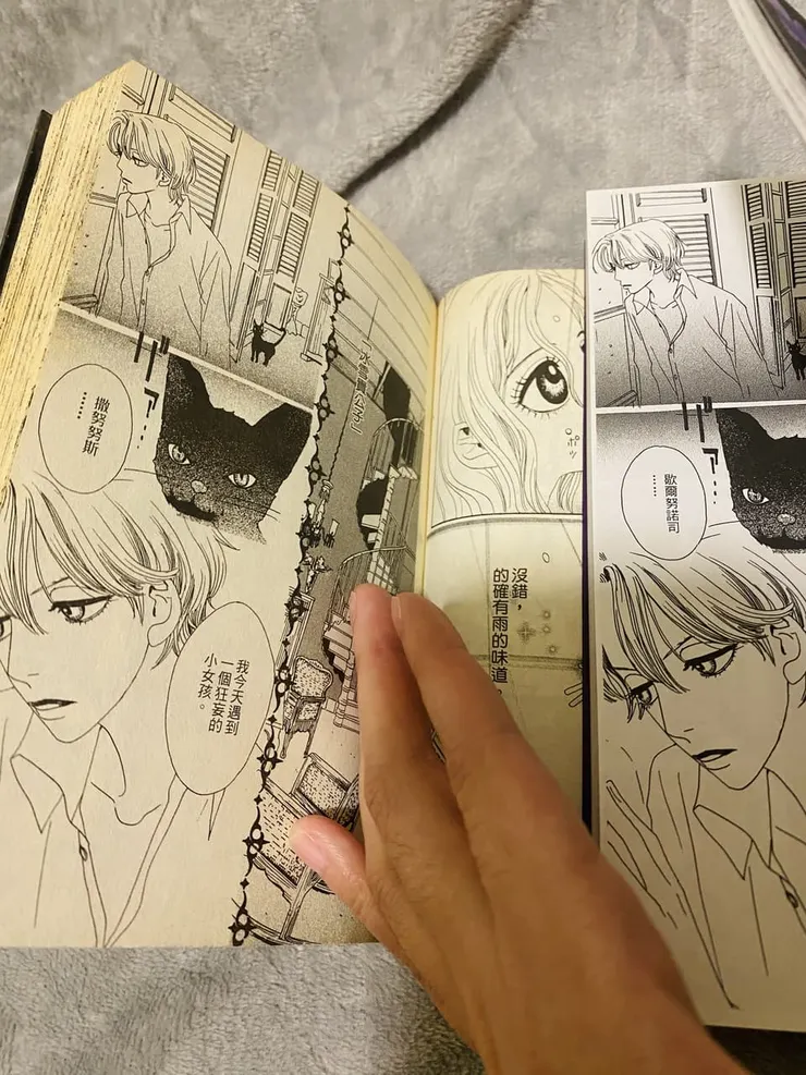 左為單行本；右為愛藏版