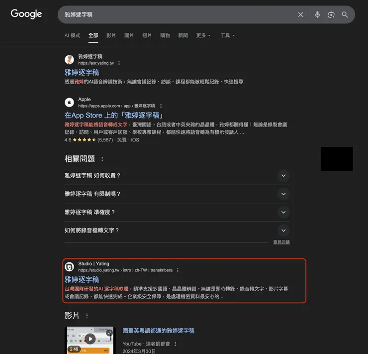 改版後的SEO排名