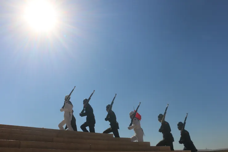 衛兵交接,攝影於Ankara