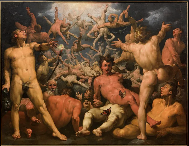 The Fall of the Titans, by Cornelis van Haarlem