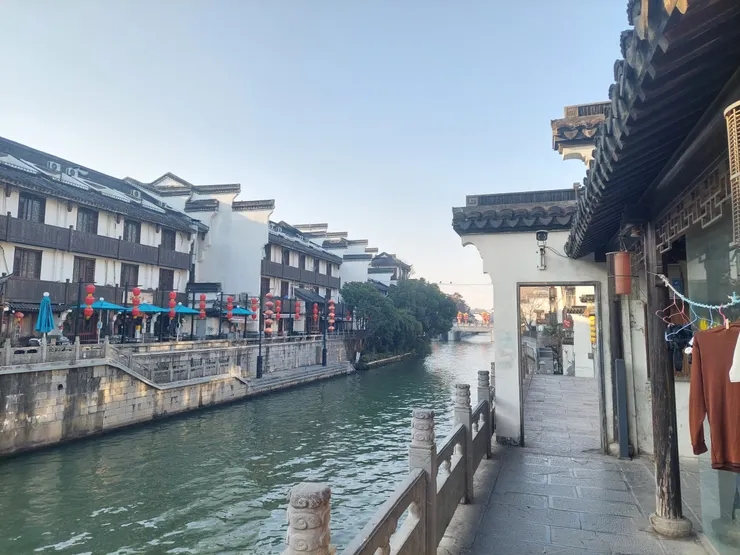 古桃葉渡附近的河岸