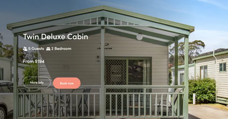 Cabin House 就是像圖片這樣：）