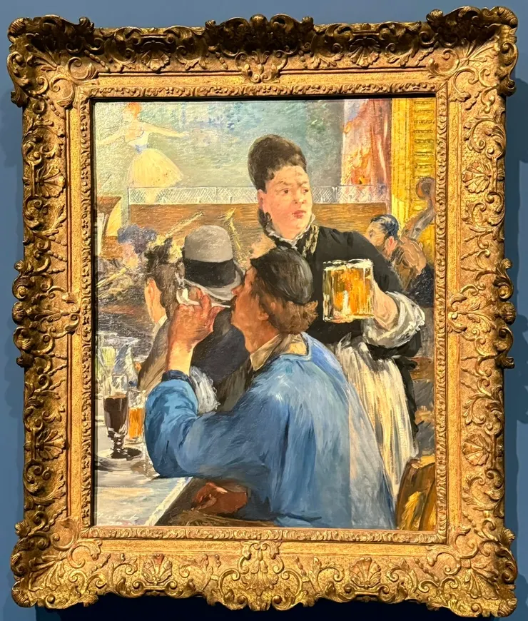 愛德華·馬內 《音樂咖啡廳一角》1878-1880