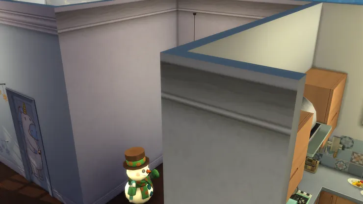 終於看到白色的雪人了！