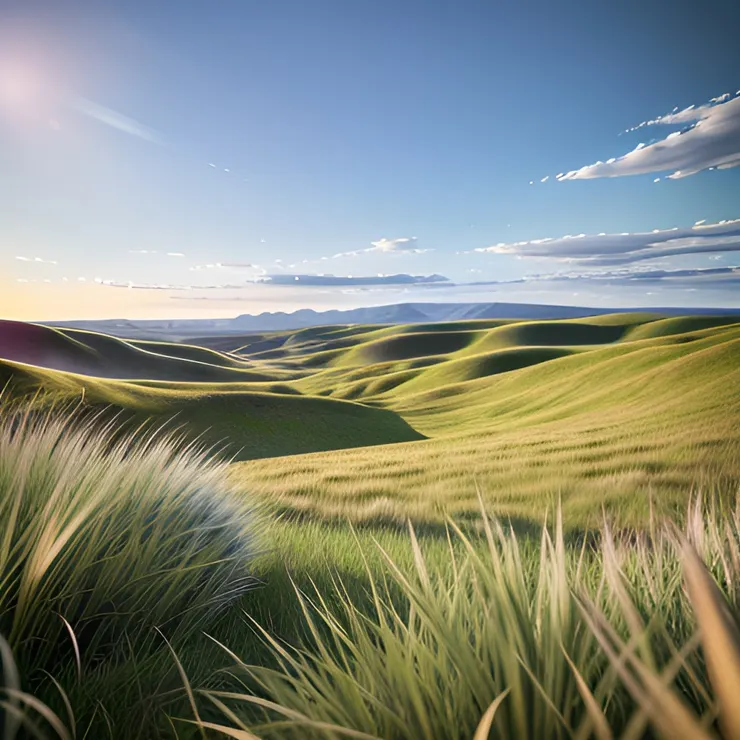 AI生成 指令:草原