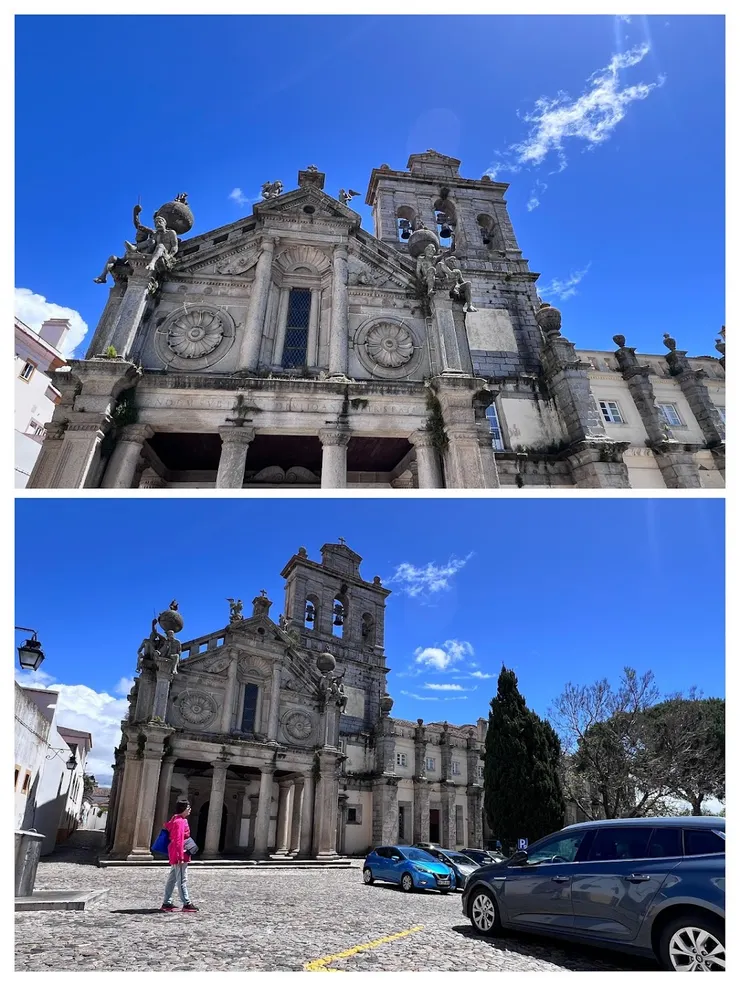 格拉薩教堂頂部有四個支撐地球儀的神話人物，象徵著地球的四個角落和若昂三世國王的普世權力。