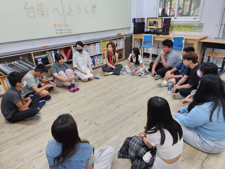 日本高二自學生在上華蒙特梭利國高中的文化、語言與藝術交流之旅  台南實驗國高中  台南蒙特梭利國高中