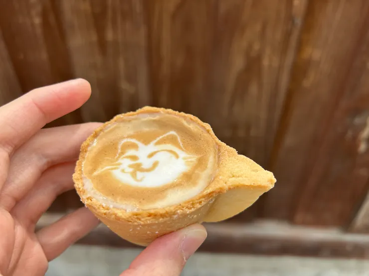 是不是很可愛！這個拉花！