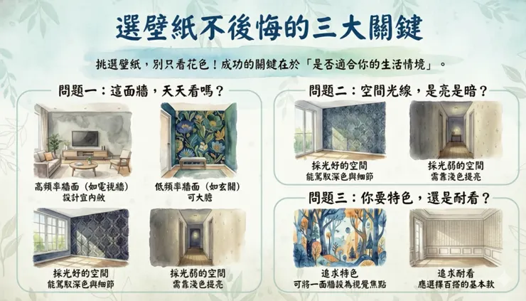 選壁紙不後悔的三大關鍵