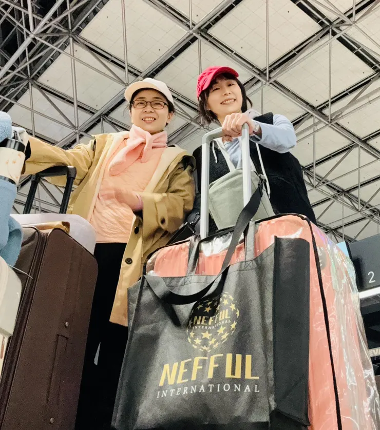 與一起買錯票的瑩馨，是最早到集合點的😊