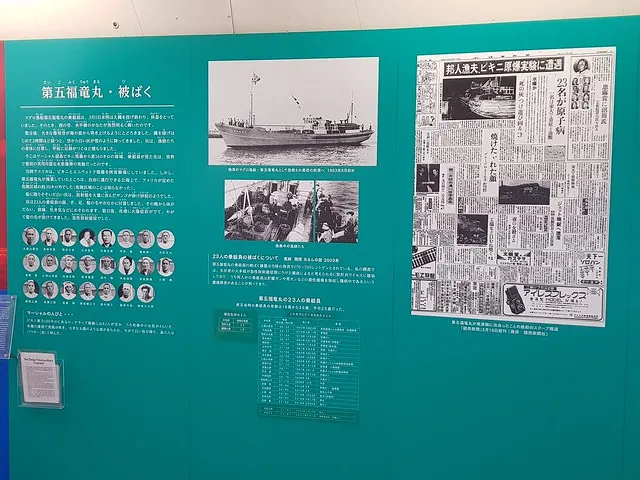 第五福龍丸展示館展板